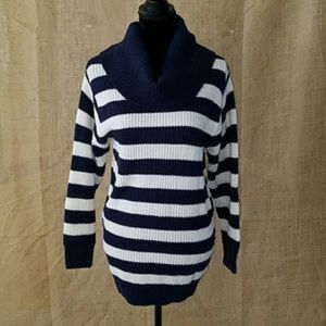H&M Divided turtle neck sweater stripped 8